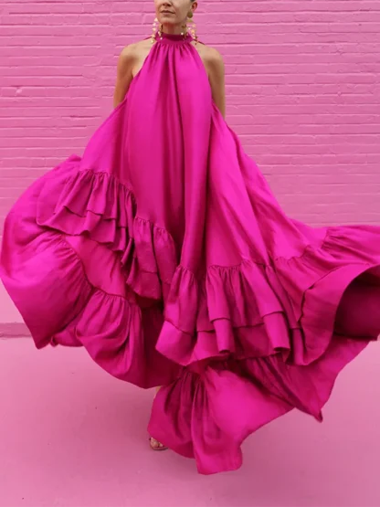 Pink Fluffy Dress