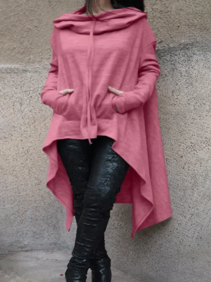 High Low Sweater Pink Dress