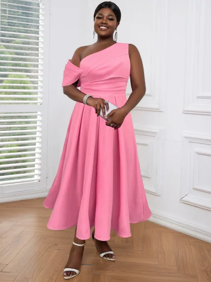 Pink Midi Dress