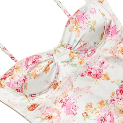 Elegant Floral Pink Dress - Image 7