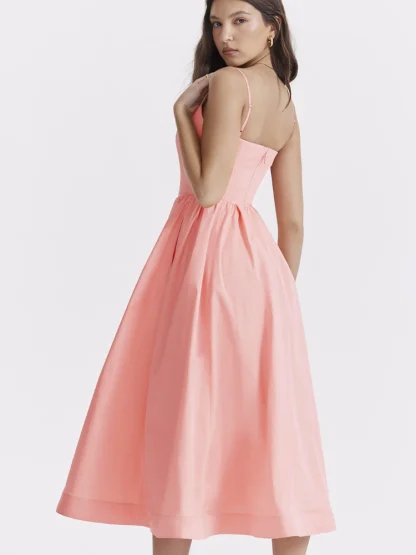 Elegant A-line Pink Dresses - Image 3