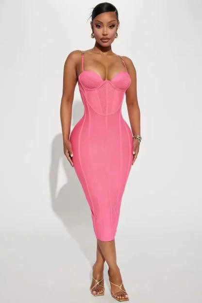 Bodycon Sweetheart Pink Dress