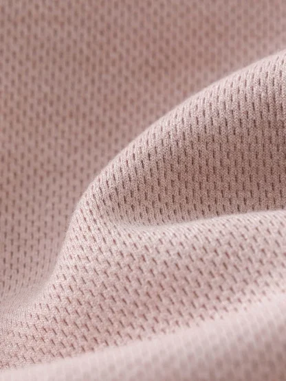 Hooded Long Sleeve Pink Dress - Image 4